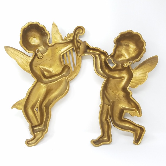 Vintage Syroco Cherubs wall decor mid century - Picture 5 of 7